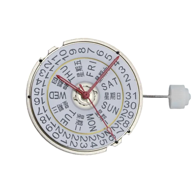 Kaliber 7850A-3H, Zifferblattseite